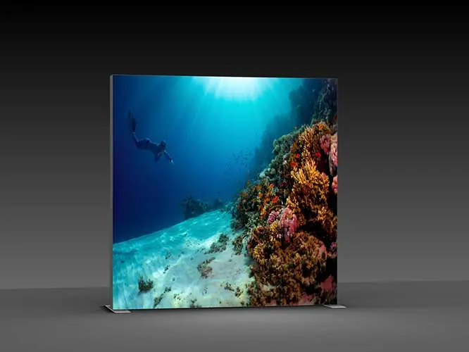 LED-Messewand "BigFrame Lightbox" inkl.Druck (LEDWaende)