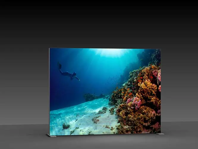 LED-Messewand "BigFrame Lightbox" inkl.Druck (LEDWaende)