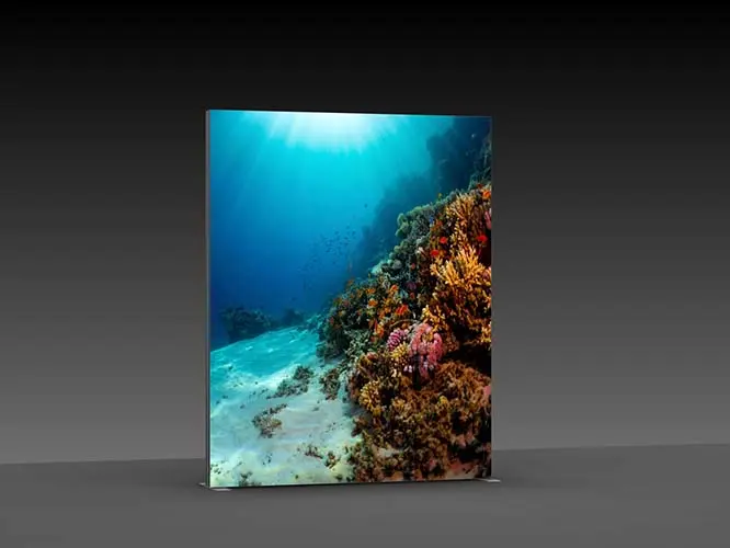 LED-Messewand "BigFrame Lightbox" inkl.Druck (LEDWaende)