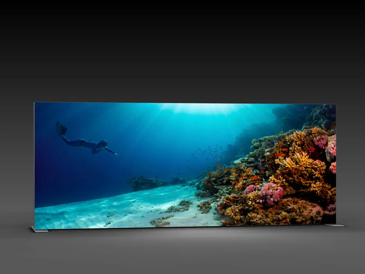 LED-Messewand "BigFrame Lightbox" inkl.Druck