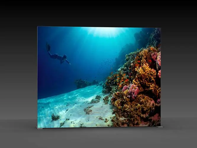 LED-Messewand "BigFrame Lightbox" inkl.Druck (LEDWaende)