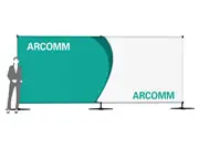 (hohe Banner-Wand "StageXXL")