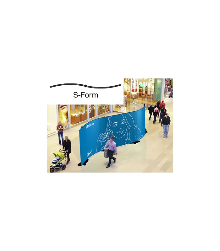 Bannerdisplay-Wand "Stage"