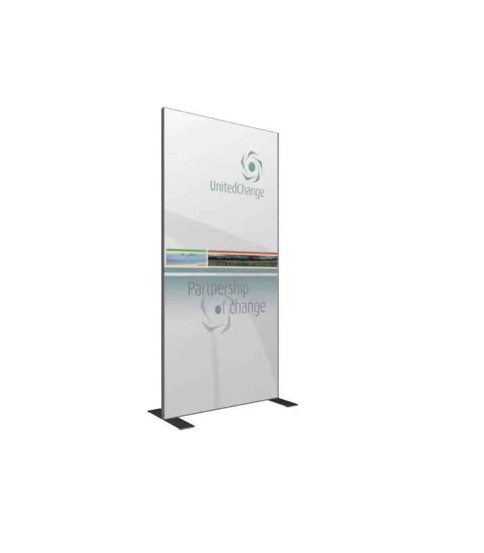 Stabile Trennwand "Vector" mit Plexiglas oder PVC