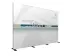 Stabile Trennwand "Vector" mit Plexiglas oder PVC  - 3 Module der stabilen Trennwand Vector mit bedruckter PVC-Platte als 3 m-Messewand (Sonderaufsteller_Trennwaende) 