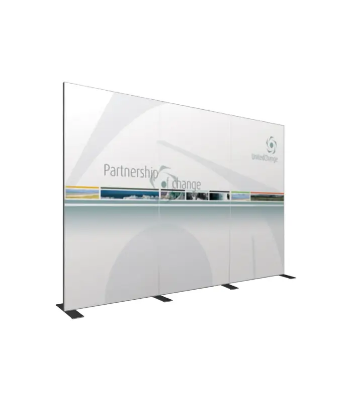 Stabile Trennwand "Vector" mit Plexiglas oder PVC