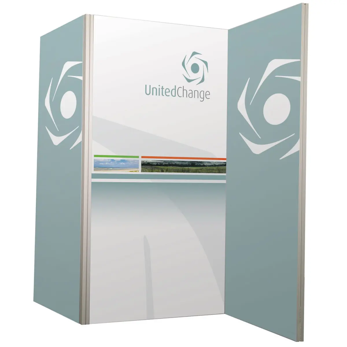 Stabile Trennwand "Vector" mit Plexiglas oder PVC
