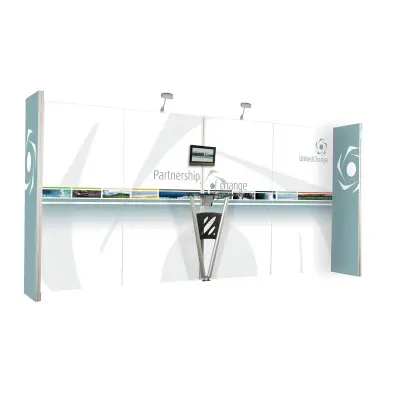 Messewand "VectorStand" inkl. Bedruckung (Messewaende)