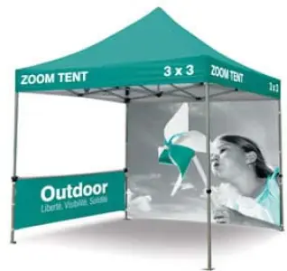 Promotion-Zelt "Zoom" (Outdoor-Banner)