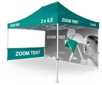 Promotion-Zelt "Zoom" (Outdoor-Banner)