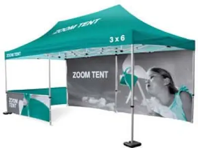 Promotion-Zelt "Zoom" (Outdoor-Banner)