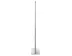 Plattenhalter "Panel Base DESIGN"   - Seitliche Ansicht des Plattenhalters Panel Base DESIGN mit einer PVC-Platte. (Plattenhaltersysteme) 