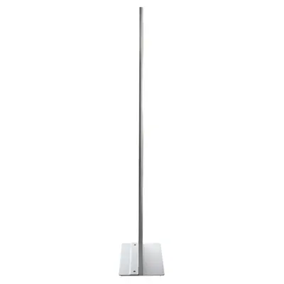 Seitliche Ansicht des Plattenhalters Panel Base DESIGN mit einer PVC-Platte. (Plattenhalter "Panel Base DESIGN" )