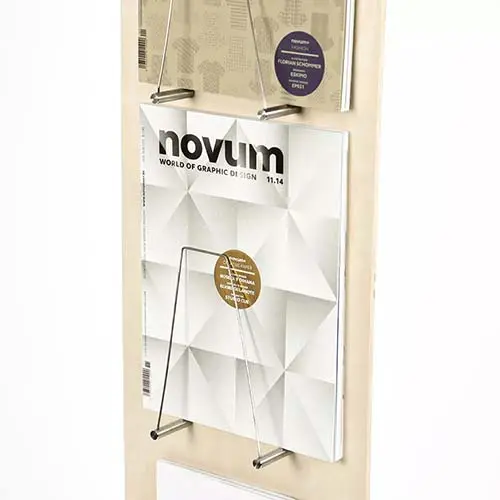 Bodenaufsteller "Velo Wood"