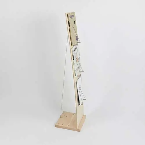 Bodenaufsteller "Velo Wood"