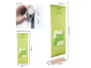 | (Holzbanner "Wood Craft" inkl. Druck)