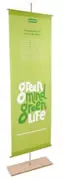 Details zu Holzbanner "Wood Craft" inkl. Druck ArtNr.115491-5359