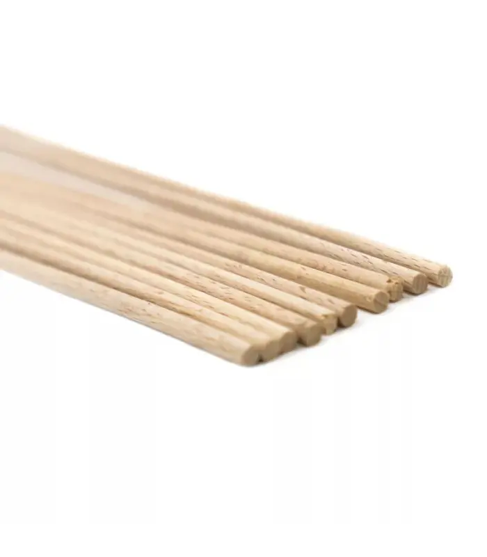 Keder-Holzstangen für das Bannerdisplay "Wood Stand"
