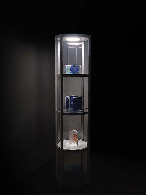 Vitrine mit Beleuchtung (Messe-Vitrine "Pirouet")