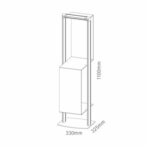 Bodenständer "Soistes Cubic "