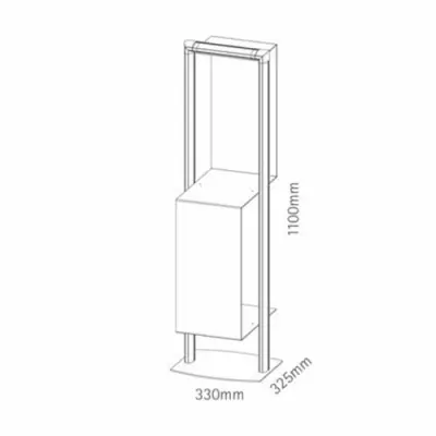 Bodenständer "Soistes Cubic "