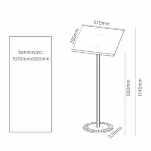 Bodenständer "Soistes Desk"