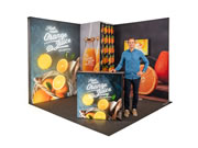 (LED-Messewand "Lightframe" inkl.Bedruckung )