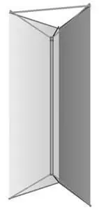 dreiseitiges Bannerdisplay "Tri Side" inkl. Druck (Bannerdisplays)