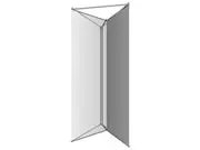 (dreiseitiges Bannerdisplay "Tri Side" inkl. Druck)