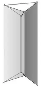 dreiseitiges Bannerdisplay "Tri Side" inkl. Druck