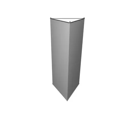 dreiseitiges Bannerdisplay "Tri Side" inkl. Druck