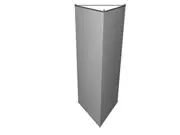 (dreiseitiges Bannerdisplay "Tri Side" inkl. Druck)