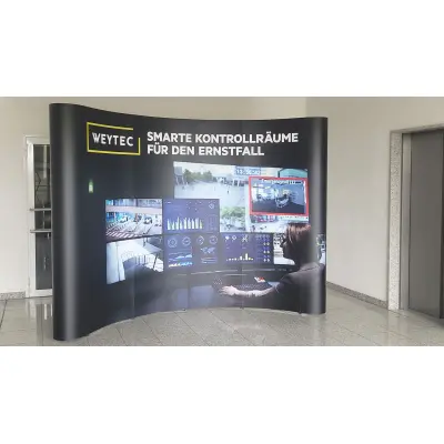 Faltdisplay-System "Cool Budget" inkl. Tonne und Leuchten