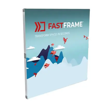Messewand "Fastframe" inkl.Bedruckung  (Messewaende)