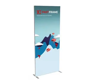 Details zu Messewand "Fastframe" inkl.Bedruckung 