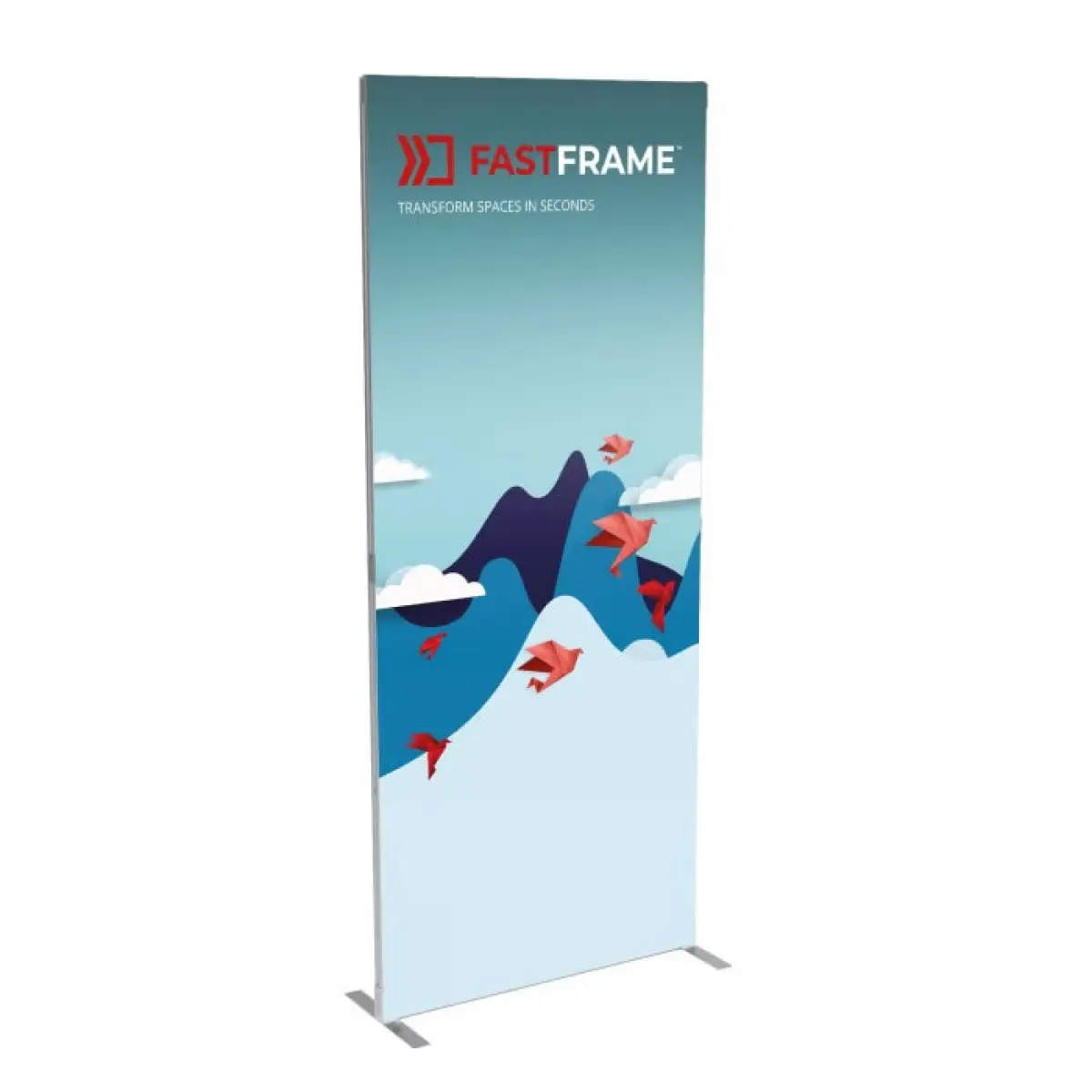 Messewand "Fastframe" inkl.Bedruckung 