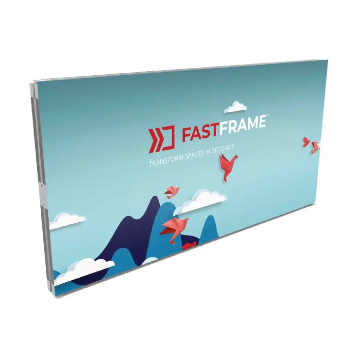 Messewand "Fastframe" inkl.Bedruckung 
