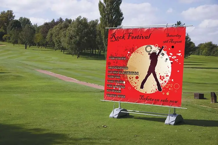 Outdoor-Banner "Horizon" inkl. Druck
