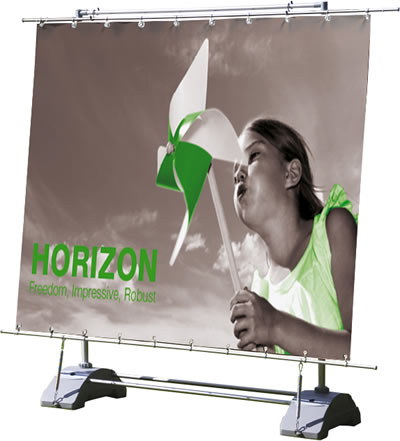 Outdoor-Banner "Horizon" inkl. Bannerdruck