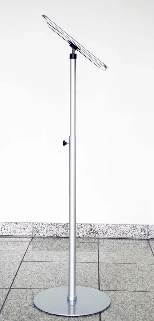 Hinweisaufsteller "Teleskopisch"