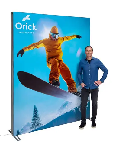 Messewand "Lightframe" inkl.Bedruckung