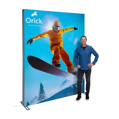 Messewand "Lightframe" inkl.Bedruckung