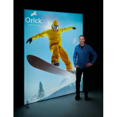 Messewand "Lightframe" inkl.Bedruckung