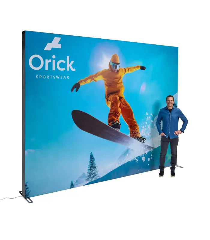 Messewand "Lightframe" inkl.Bedruckung 