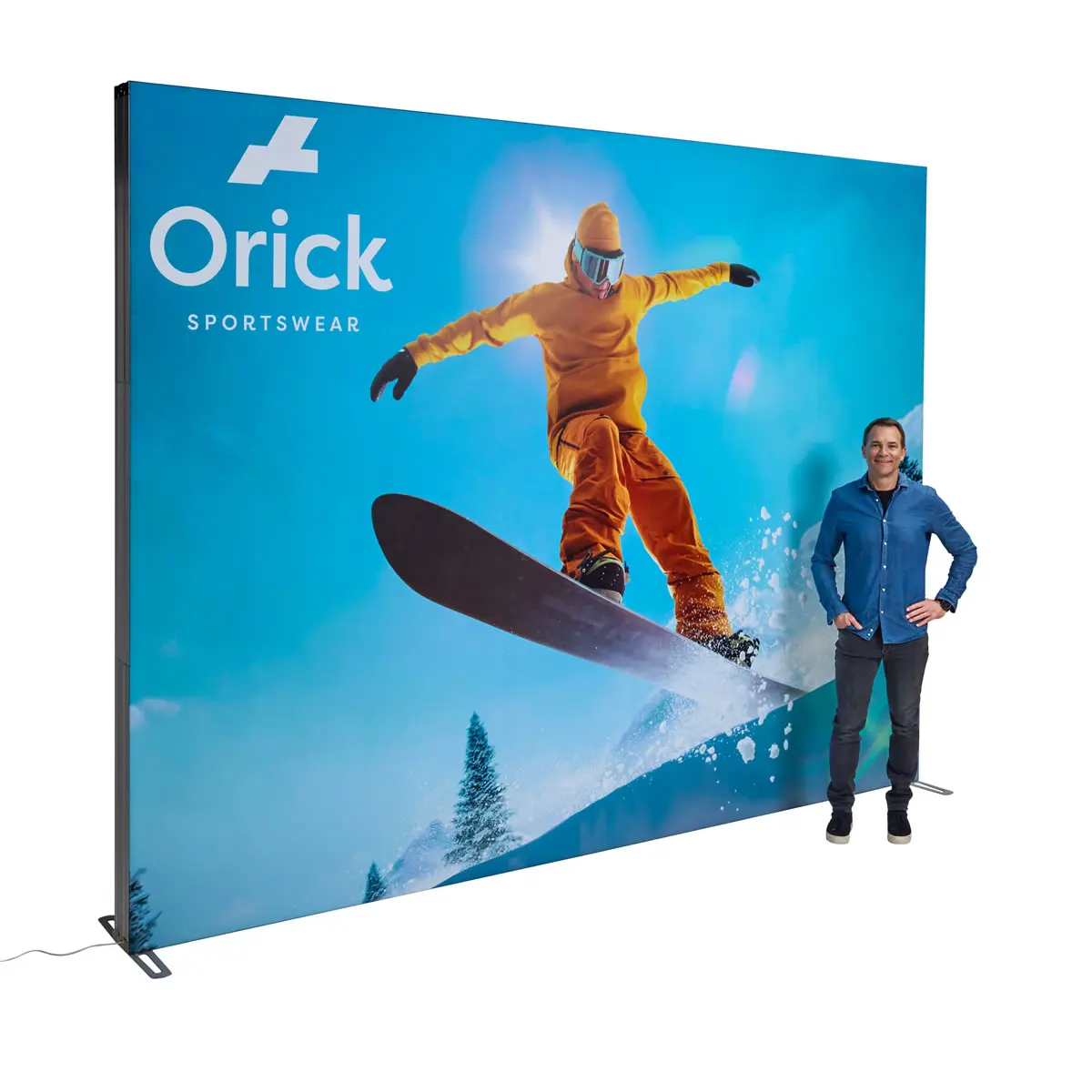 Messewand "Lightframe" inkl.Bedruckung 