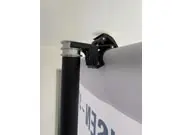 Rückansicht der hochwertigen Messewand(Bannerdisplay-Wandsystem "Stage")