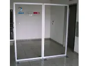  stabile Trennwand Vector 200cm Rahmen ohne PVC-Platte | (Stabile Trennwand "Vector" mit Plexiglas oder PVC)