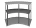Modulare Messetheke "MM gebogen" inkl. Druck  (Theken und Counter) 
