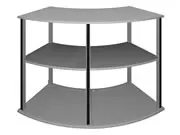 (Modulare Messetheke "MM gebogen" inkl. Druck)