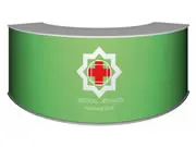 (Modulare Messetheke "MM gebogen" inkl. Druck)